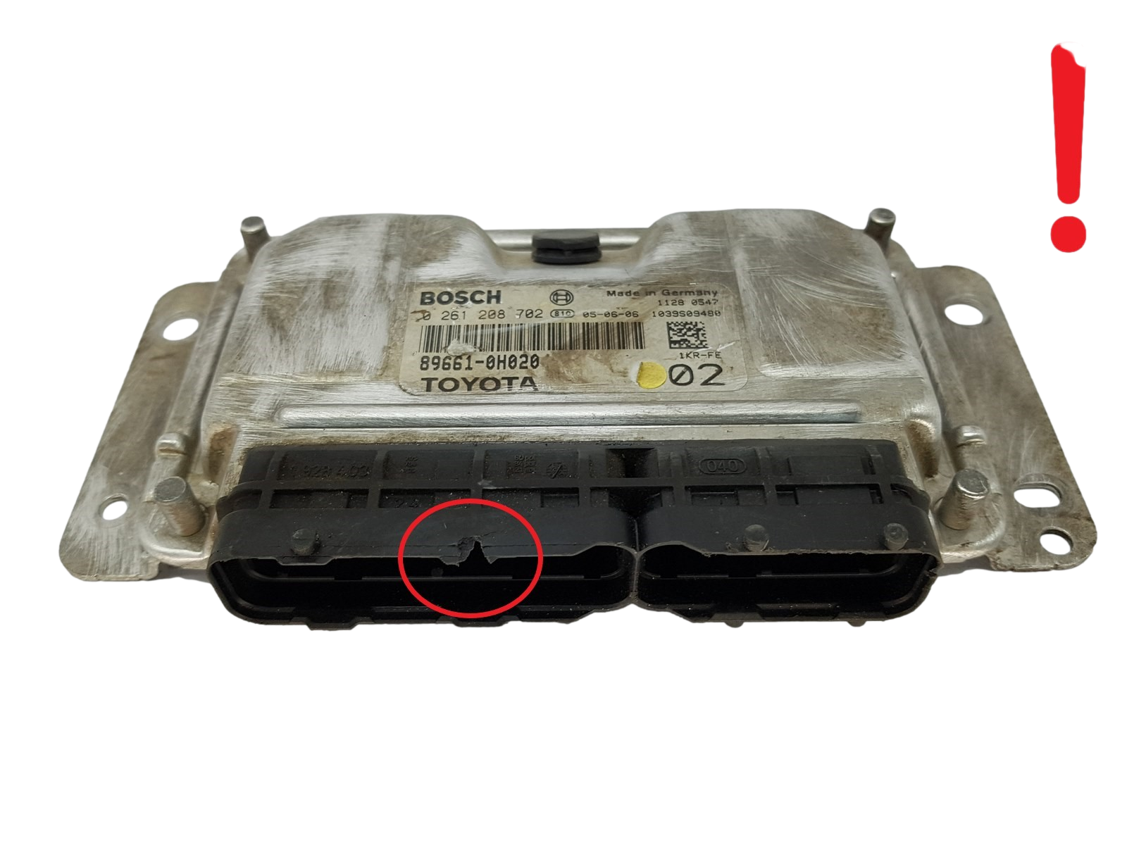 Steuergerät 89661-0H020 0261208702 Toyota Bosch 16597 main product photo