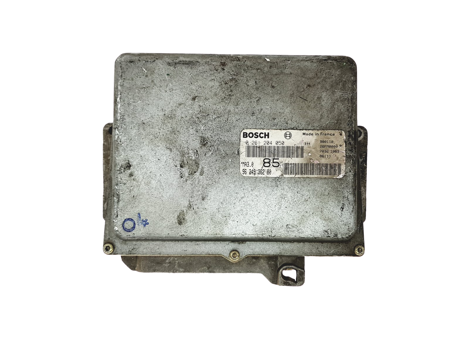 Steuergerät 0261204050 9624936280 26FM0000 MA3.0 PSA Bosch 24924 main product photo