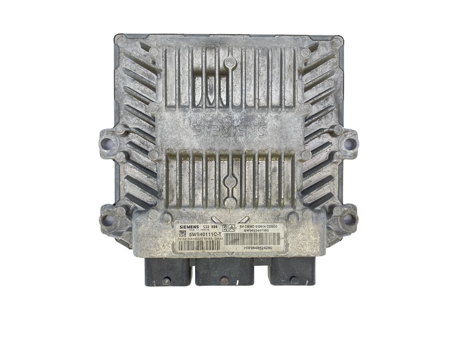 Steuergerät 9653447380 9648624280 5WS40111C-T SID804 PSA Siemens 54054 main product photo