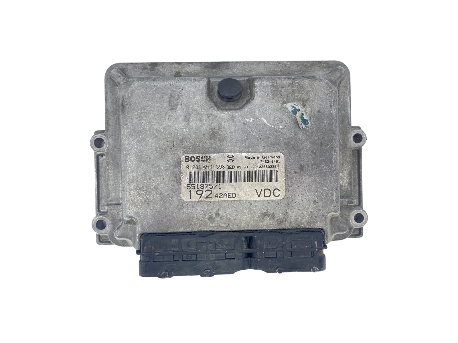 Steuergerät 55187571 0281011398 Fiat Bosch 54835 main product photo