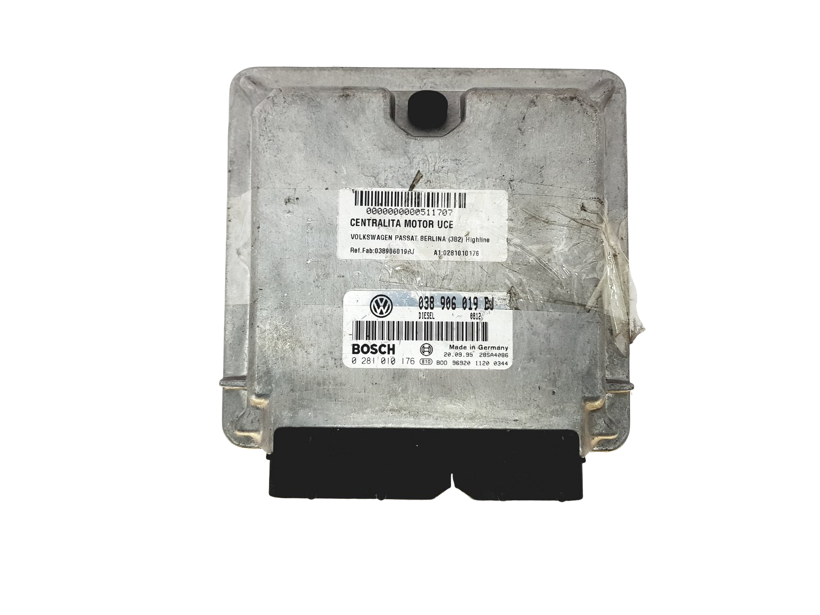 Steuergerät 038906019BJ 0281010176 Volkswagen Bosch 23709 main product photo