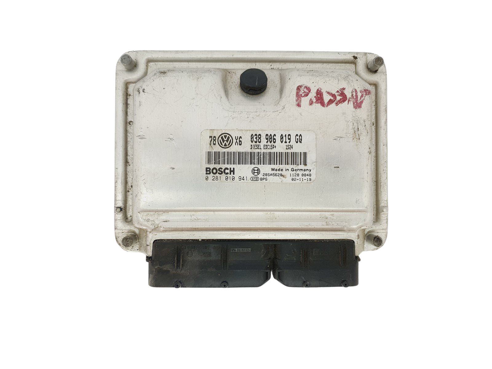 Steuergerät 038906019GQ 0281010941 Volkswagen Bosch 37267 main product photo