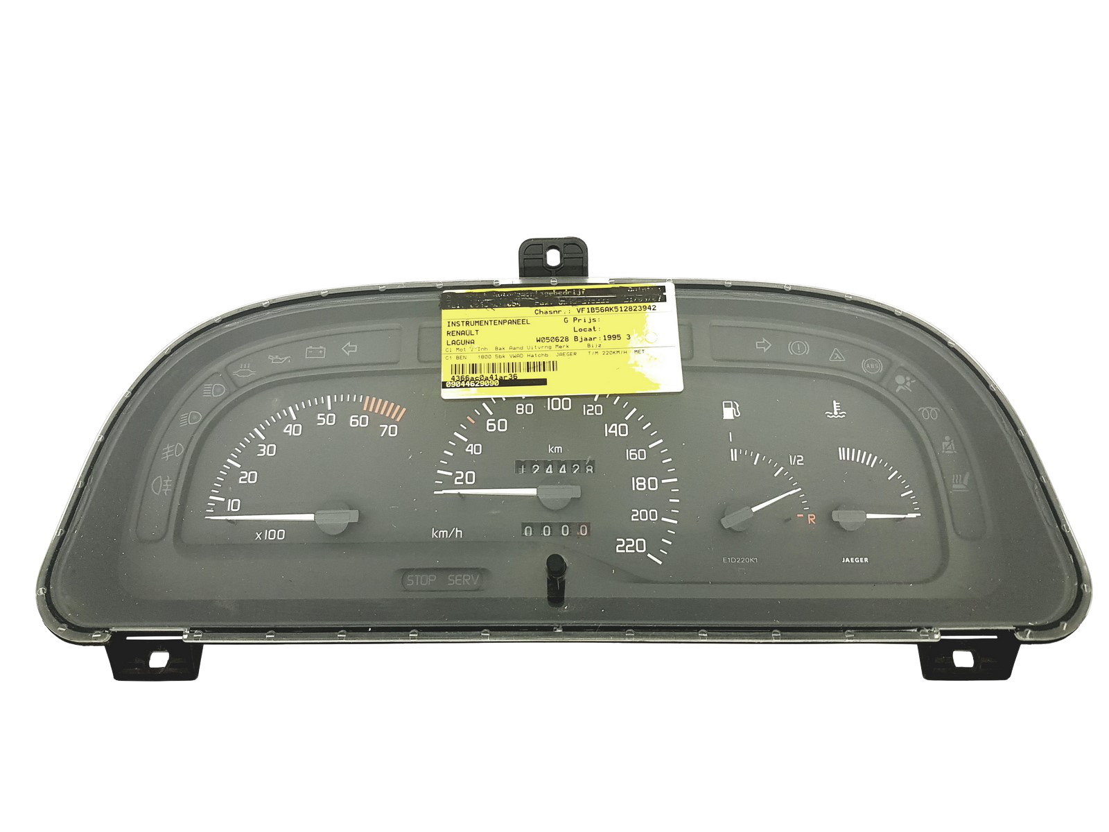 Tacho Kombiinstrument Renault Laguna 1 7700844747 49645 main product photo