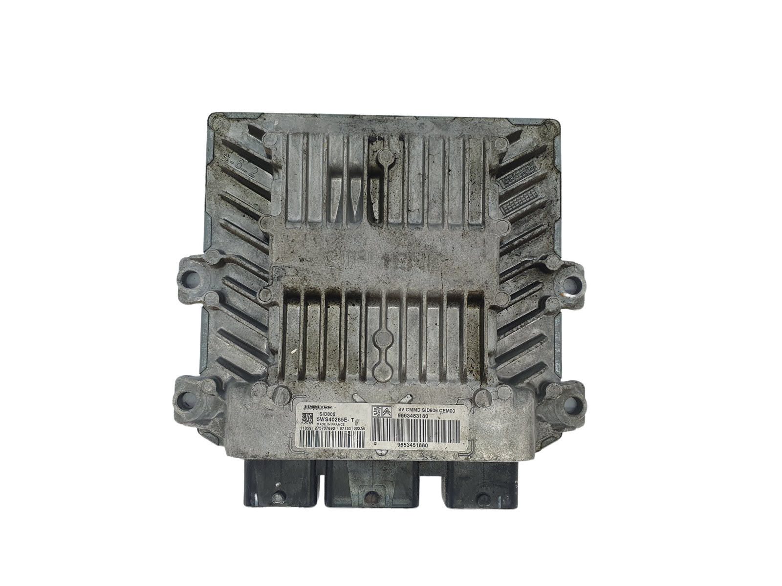 Steuergerät 9663483180 9653451880 5WS40285E-T SID806 PSA Siemens 35251 main product photo