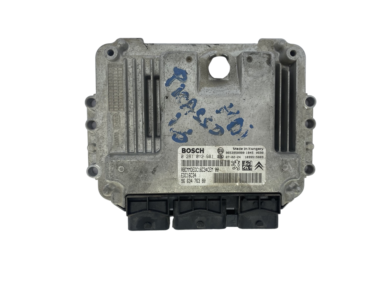 Steuergerät 9663476380 0281012981 9653958980 PSA Bosch 51935 main product photo