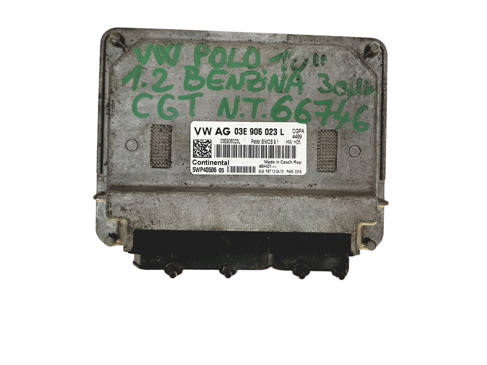 Steuergerät 03E906023L 5WP40506 05 VW Siemens main product photo