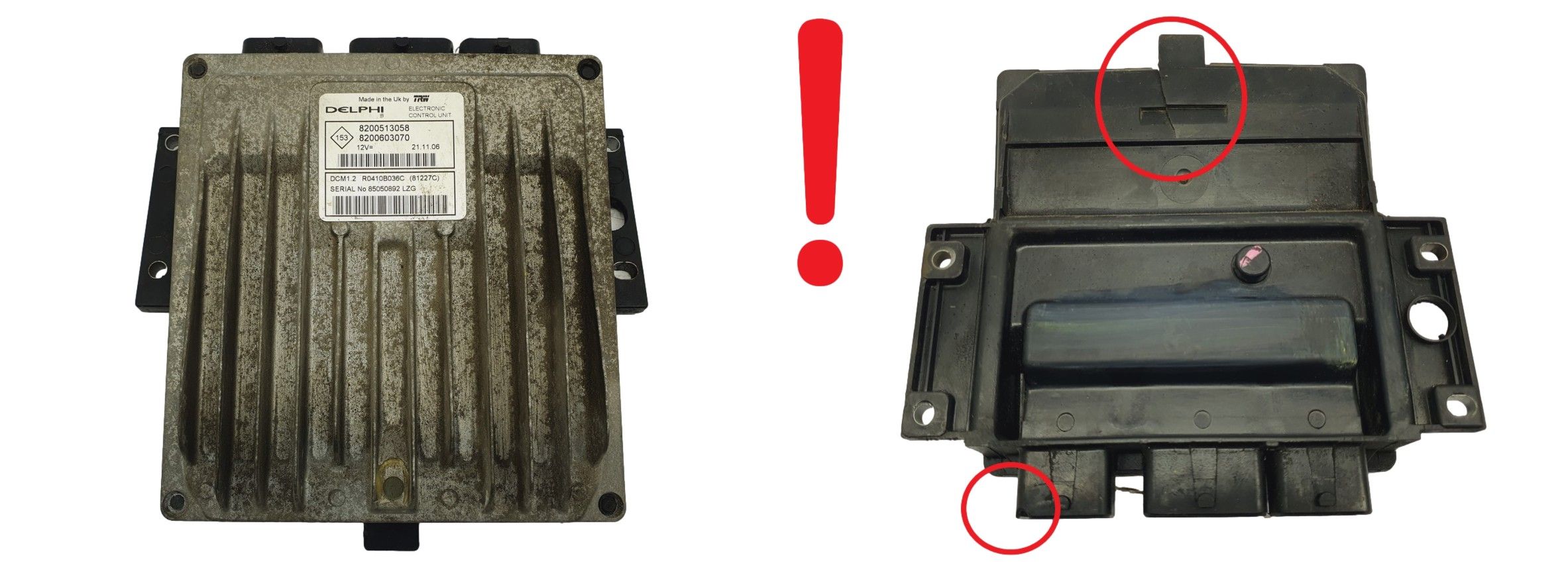 Steuergerät 8200513058 8200603070 R0410B036C Renault Delphi 68464 main product photo