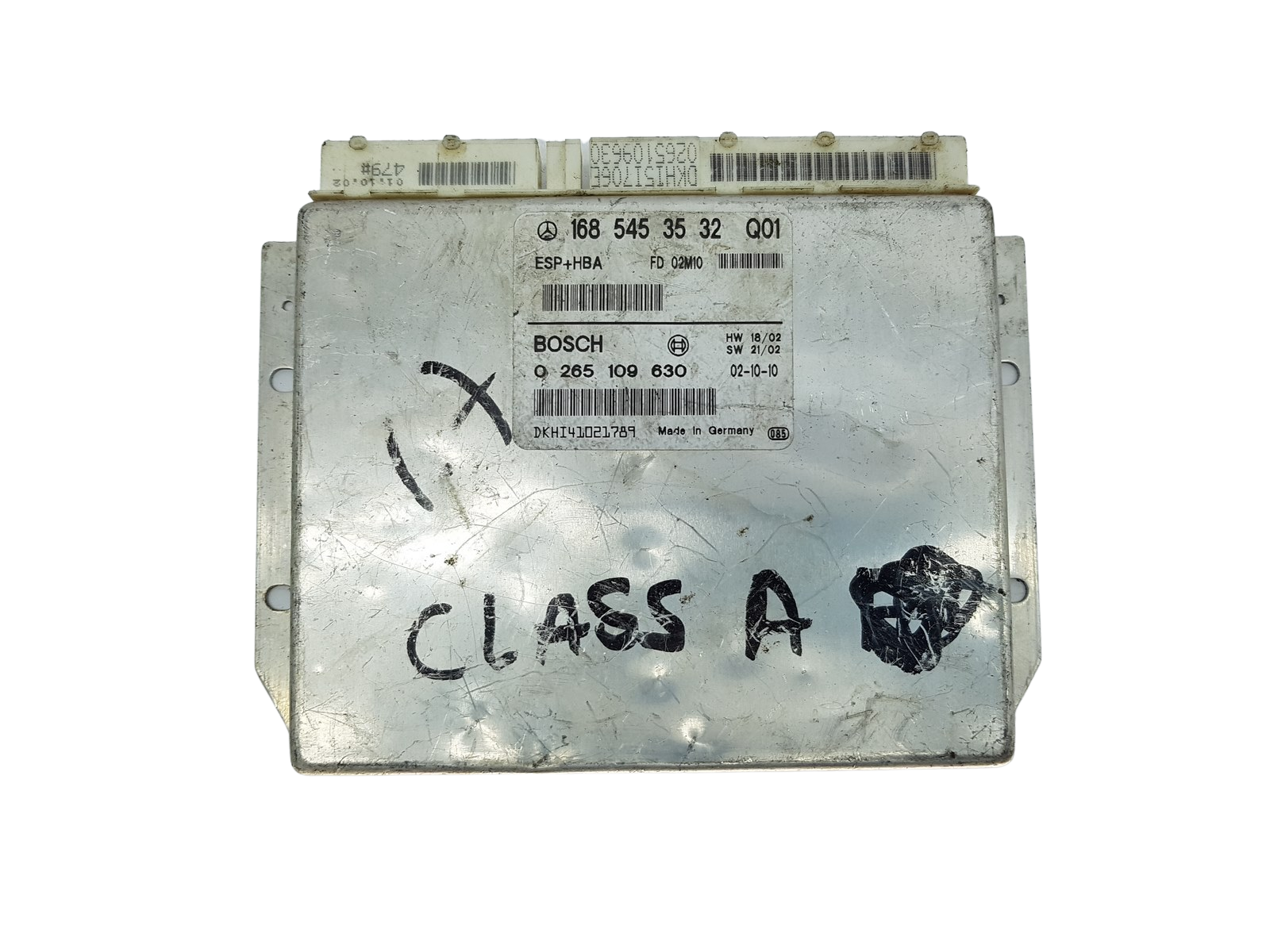 Steuergerät ESP Mercedes 1685453532 0265109630 Bosch 16270 main product photo