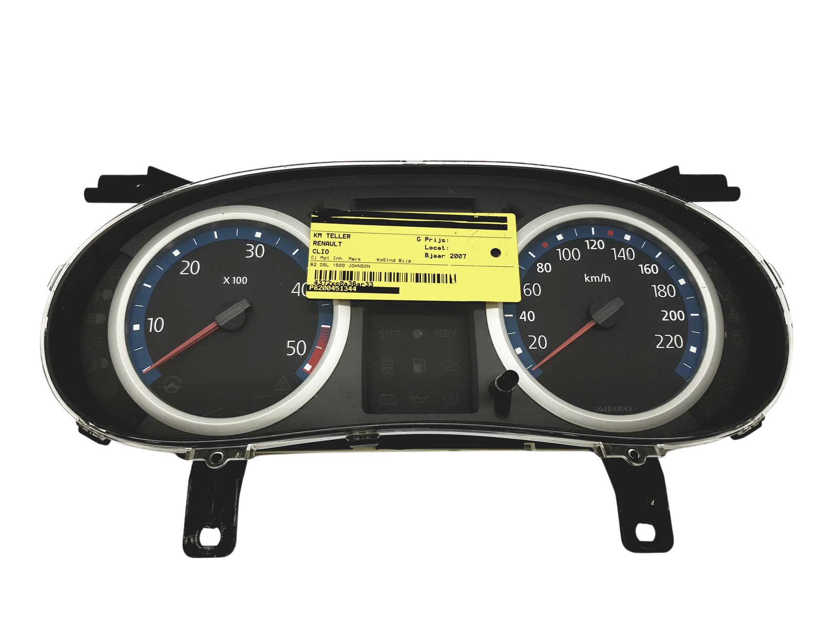 Tacho Kombiinstrument Renault Clio 2 8200451344 30800 main product photo