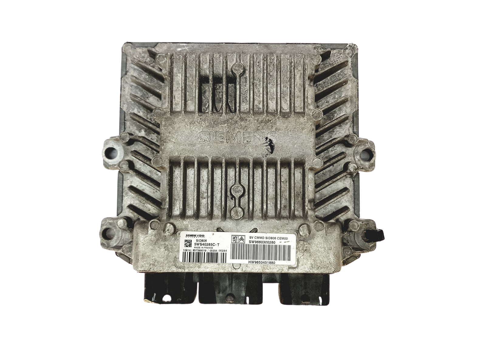 Steuergerät 9660300280 9653451880 5WS40285C-T PSA Siemens 24627 main product photo