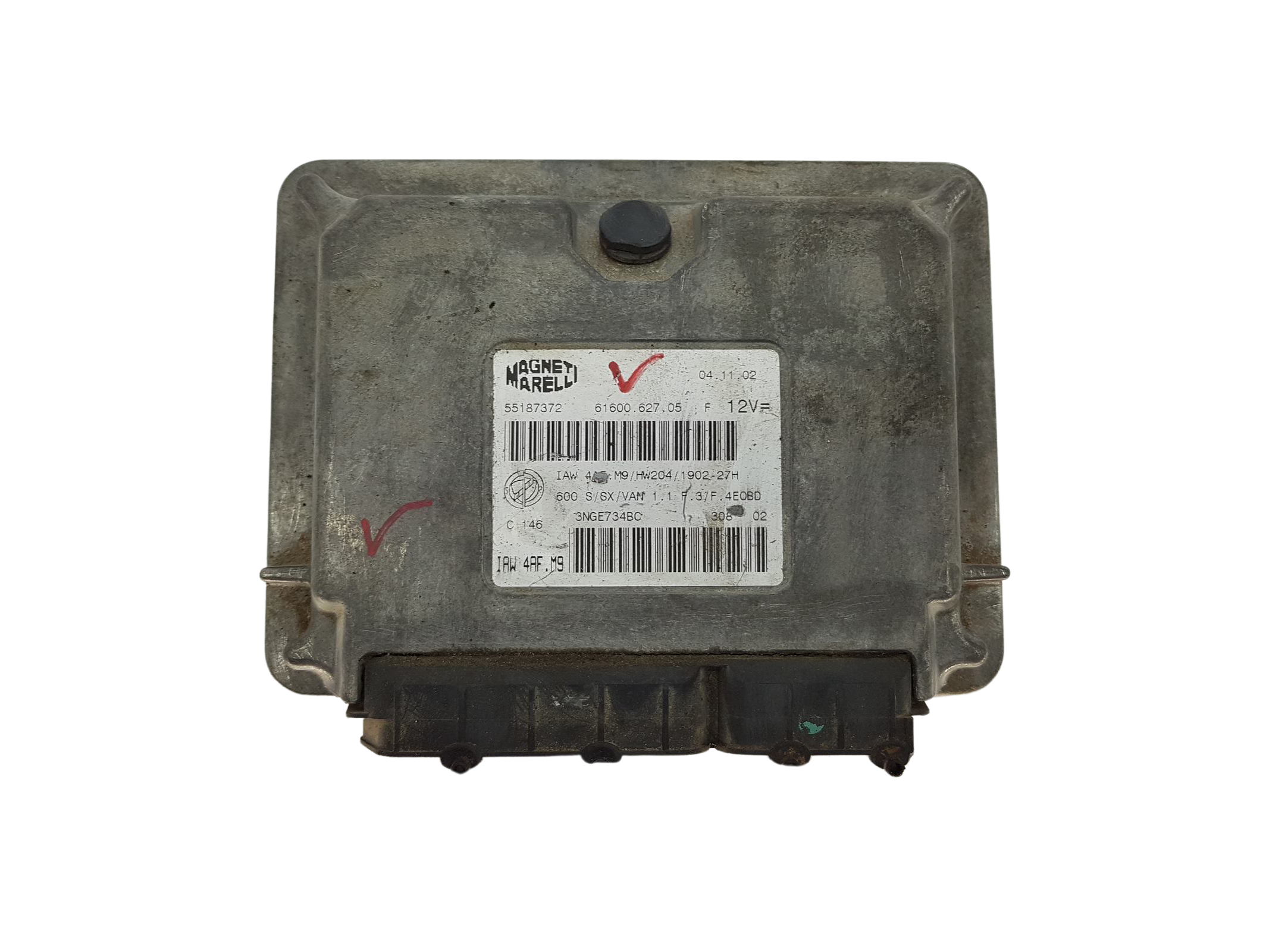 Steuergerät IAW.4AF.M9 55187372 61600.627.05 Fiat Magneti Marelli 13929 main product photo