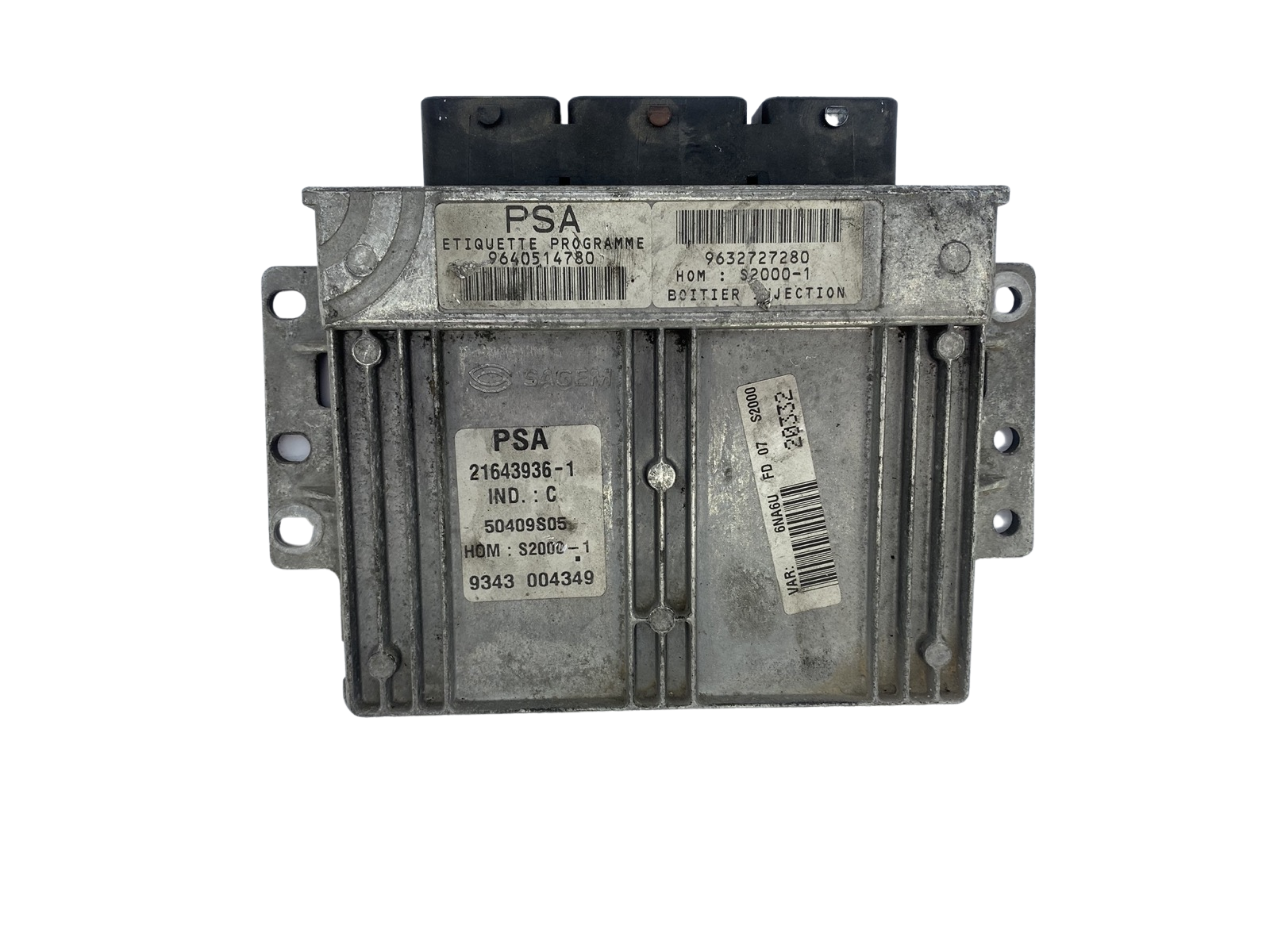 Steuergerät 9640514780 9632727280 21643936-1 PSA Sagem 52266 main product photo