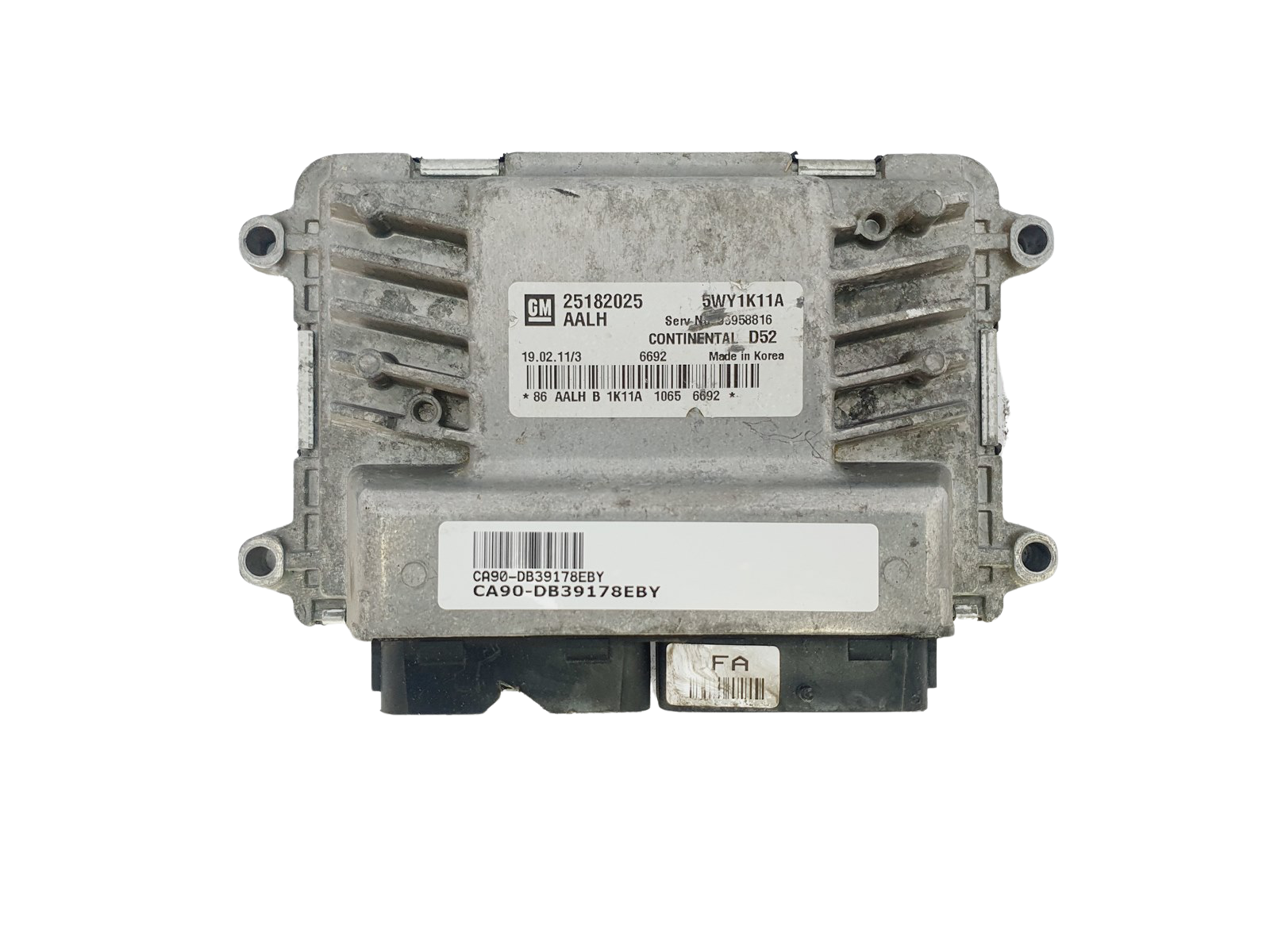 Steuergerät Chevrolet 25182025 5WY1K11A Continental 39178 main product photo