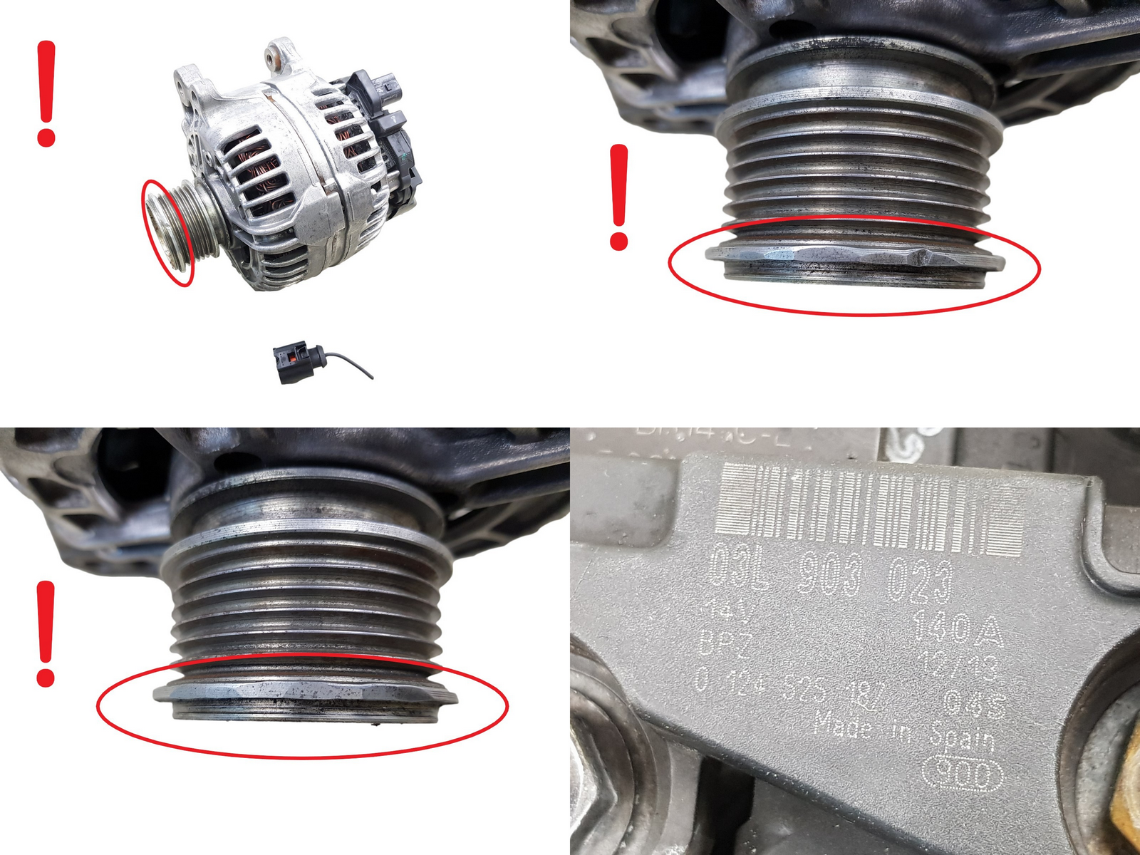 Lichtmaschine Generator 03L903023 0124525187 140A VW AG Audi Skoda Seat main product photo