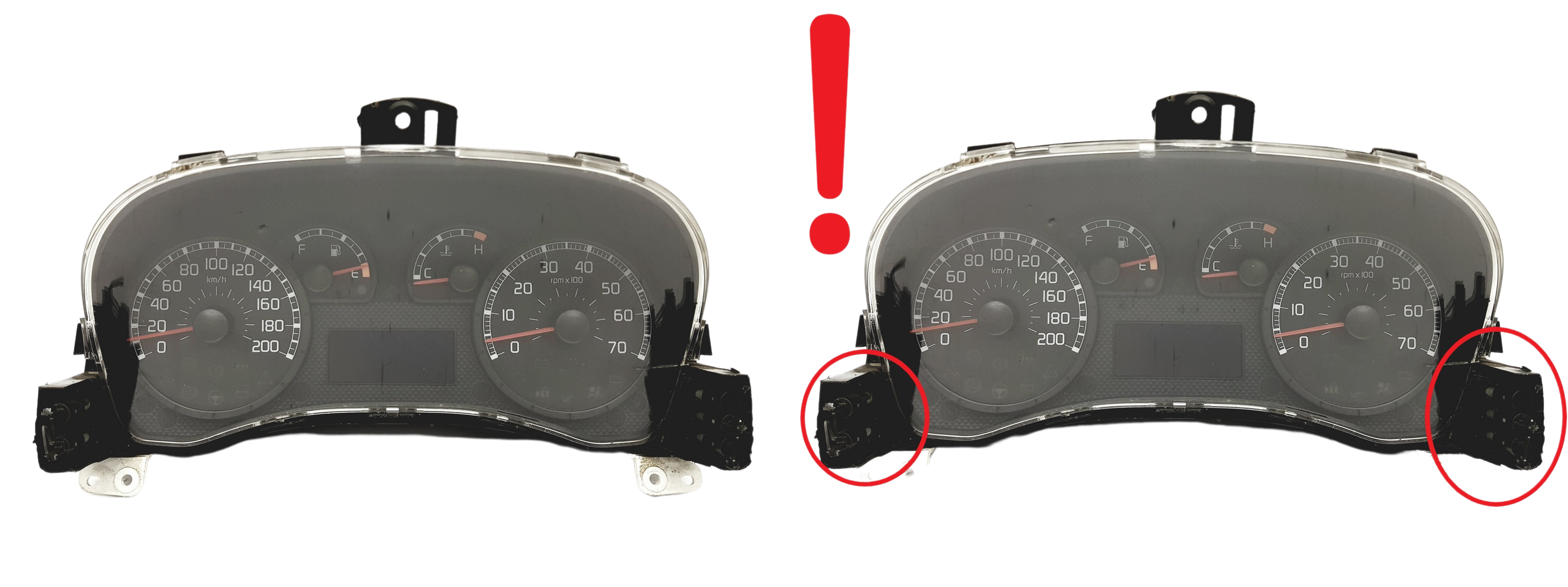 Tacho Kombiinstrument Fiat Panda 5550004601 04 59260 main product photo