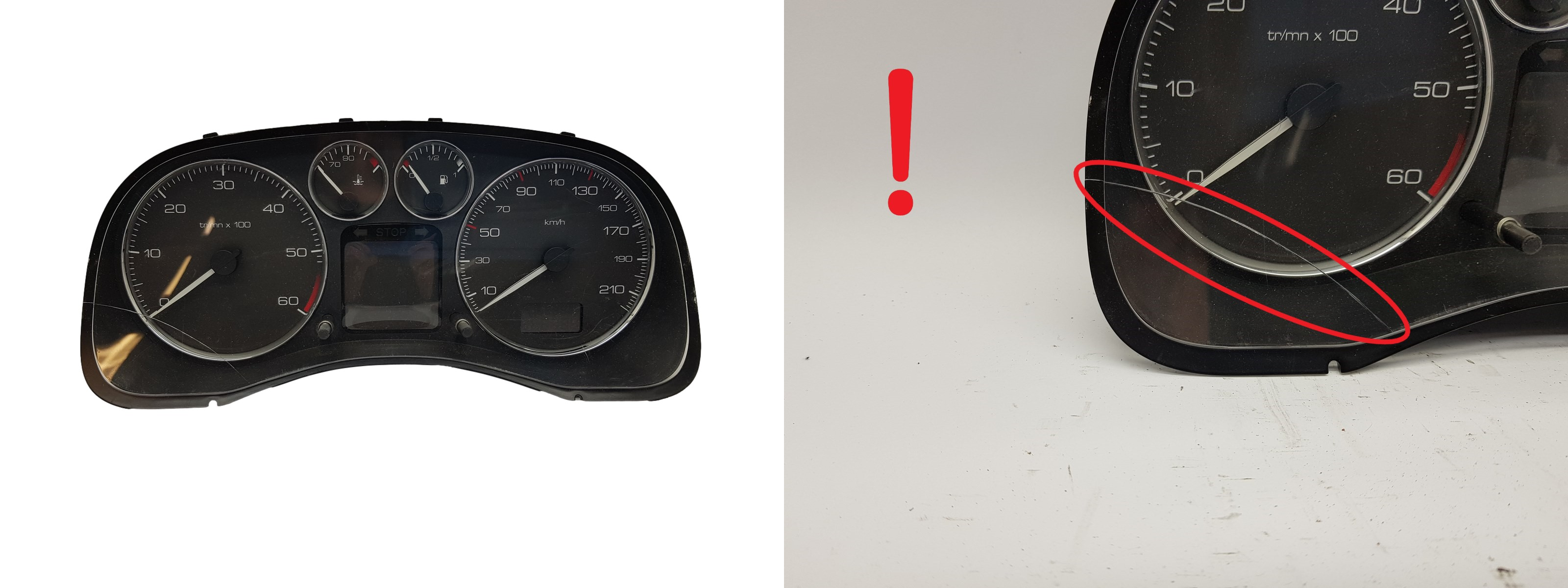 Tacho Kombiinstrument Peugeot 307 9654485280 A01 2918 main product photo