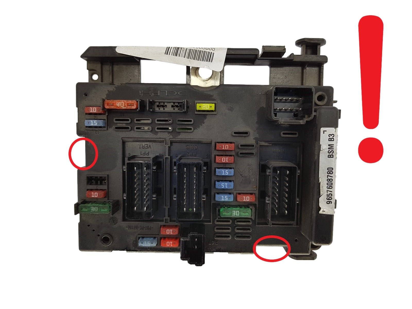 Steuergerät BSM B3 9657608780 PSA Delphi 1218 main product photo
