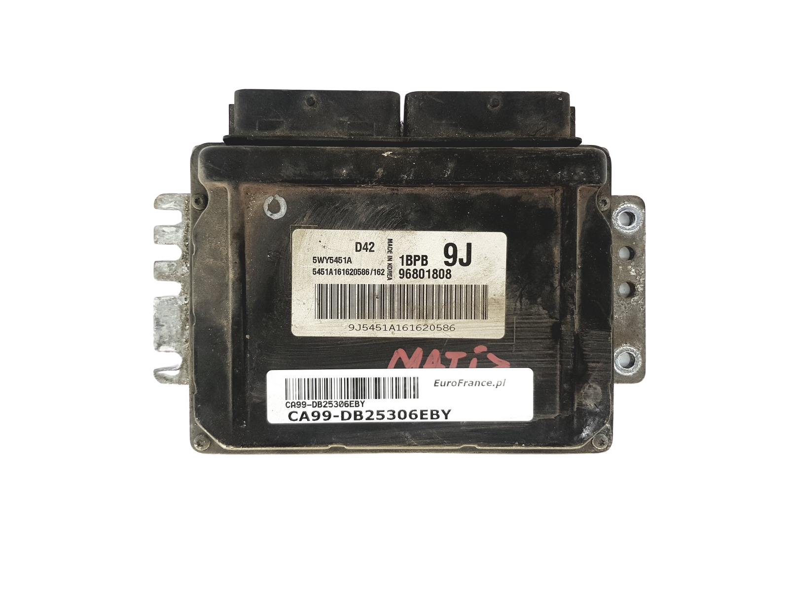 Steuergerät 5WY5451A 96801808 D42 Chevrolet Kemsco 25306 main product photo