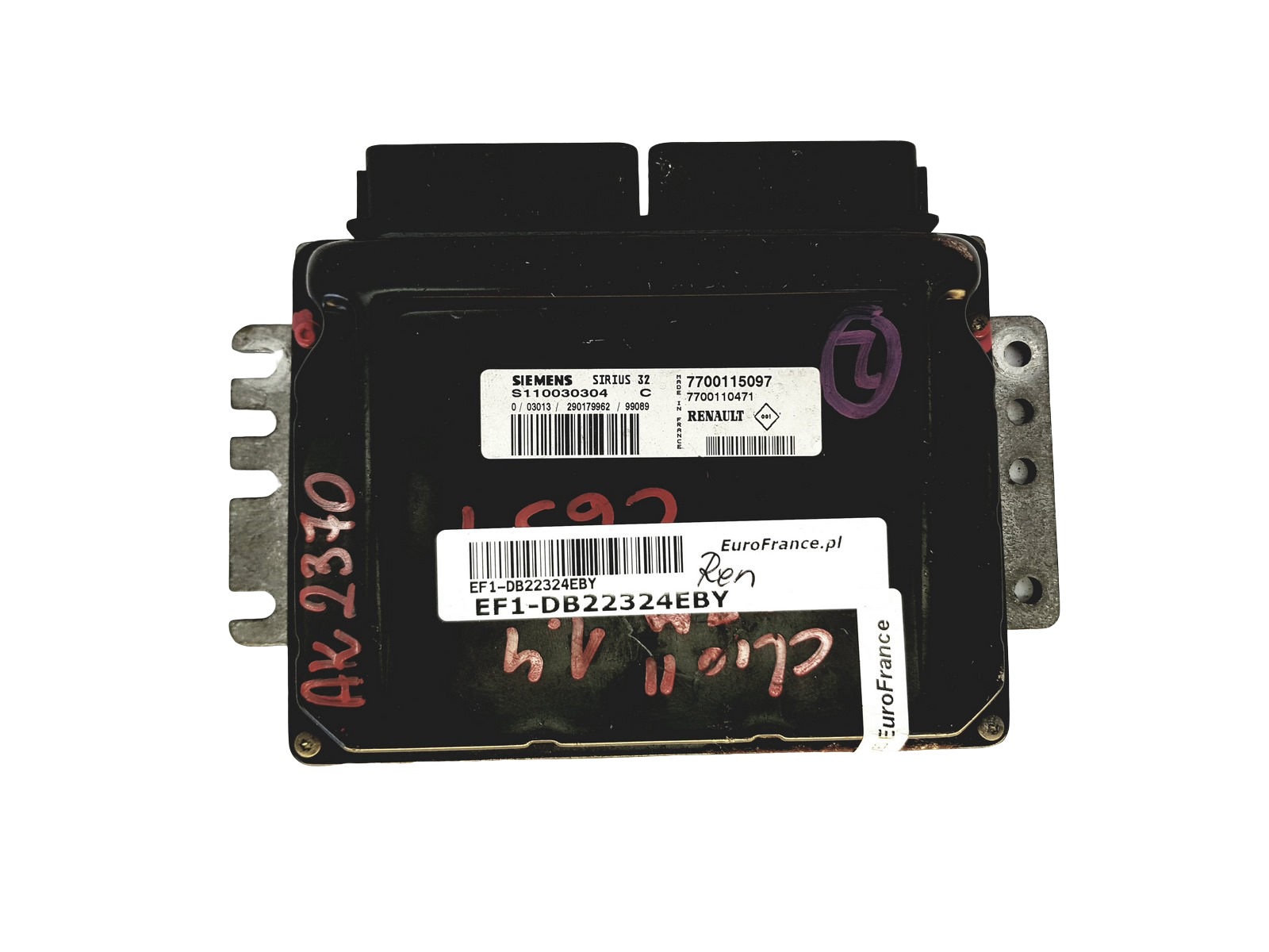 Steuergerät S110030304C 7700115097 7700110471 Renault Siemens 22324 main product photo