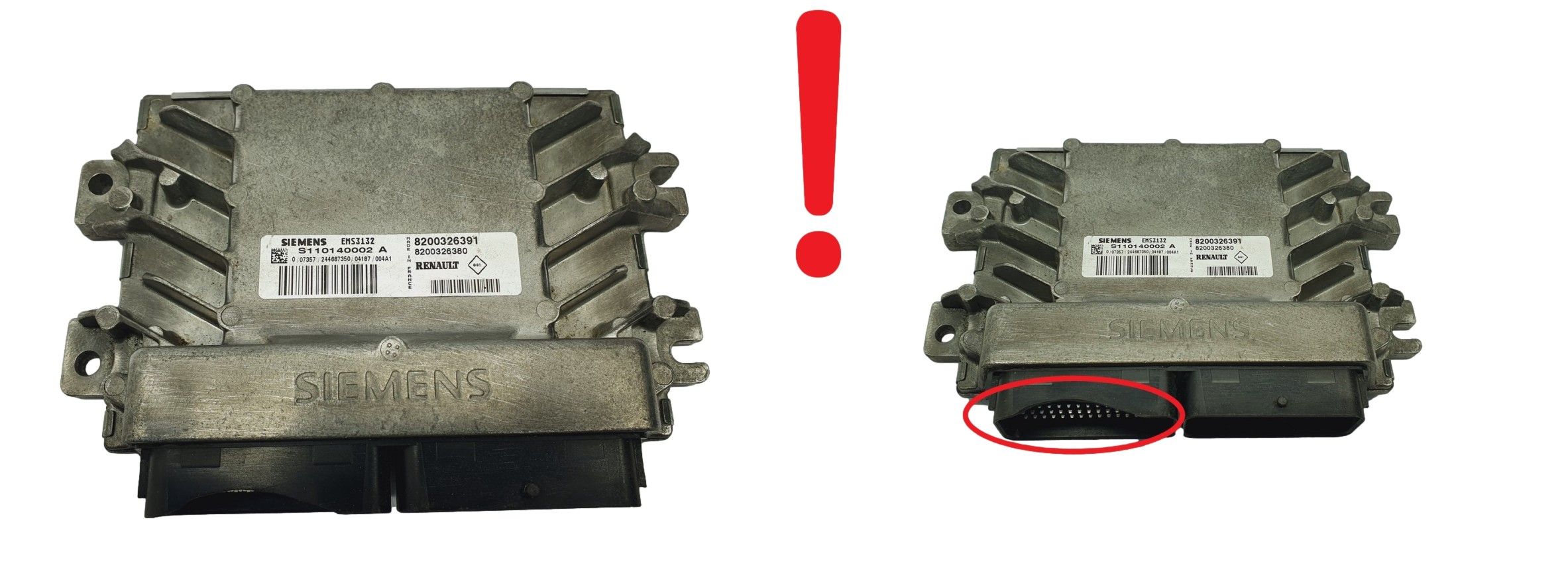 Steuergerät S110140002A 8200326391 8200326380 Renault Siemens 68237 main product photo