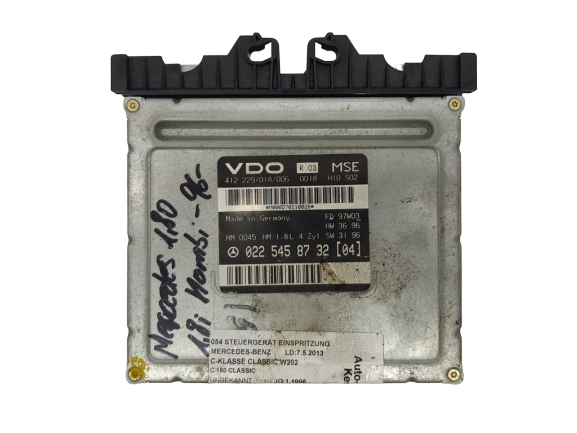 Steuergerät Mercedes 0225458732 412229018006 VDO main product photo