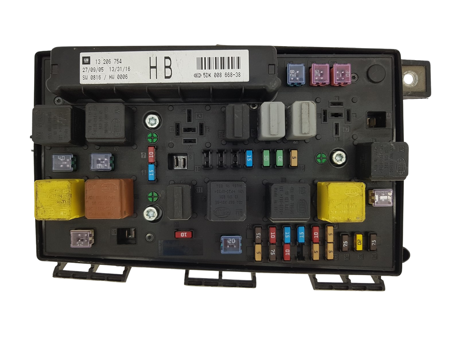 Modul 13206754 5DK008668-38 HB Opel GM 1610 main product photo