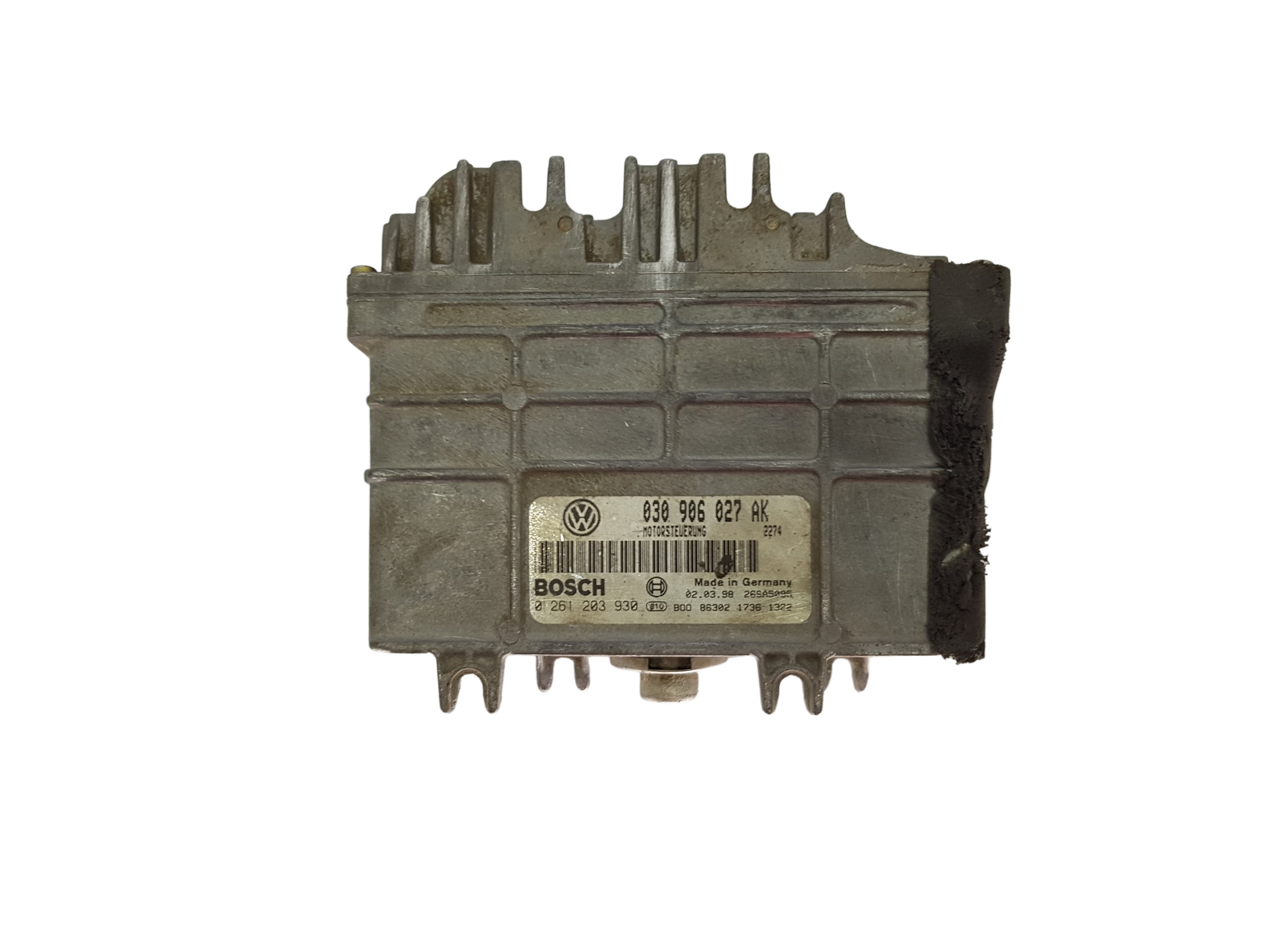 Steuergerät VW Seat 030906027AK 0261203930 Bosch 18000 main product photo