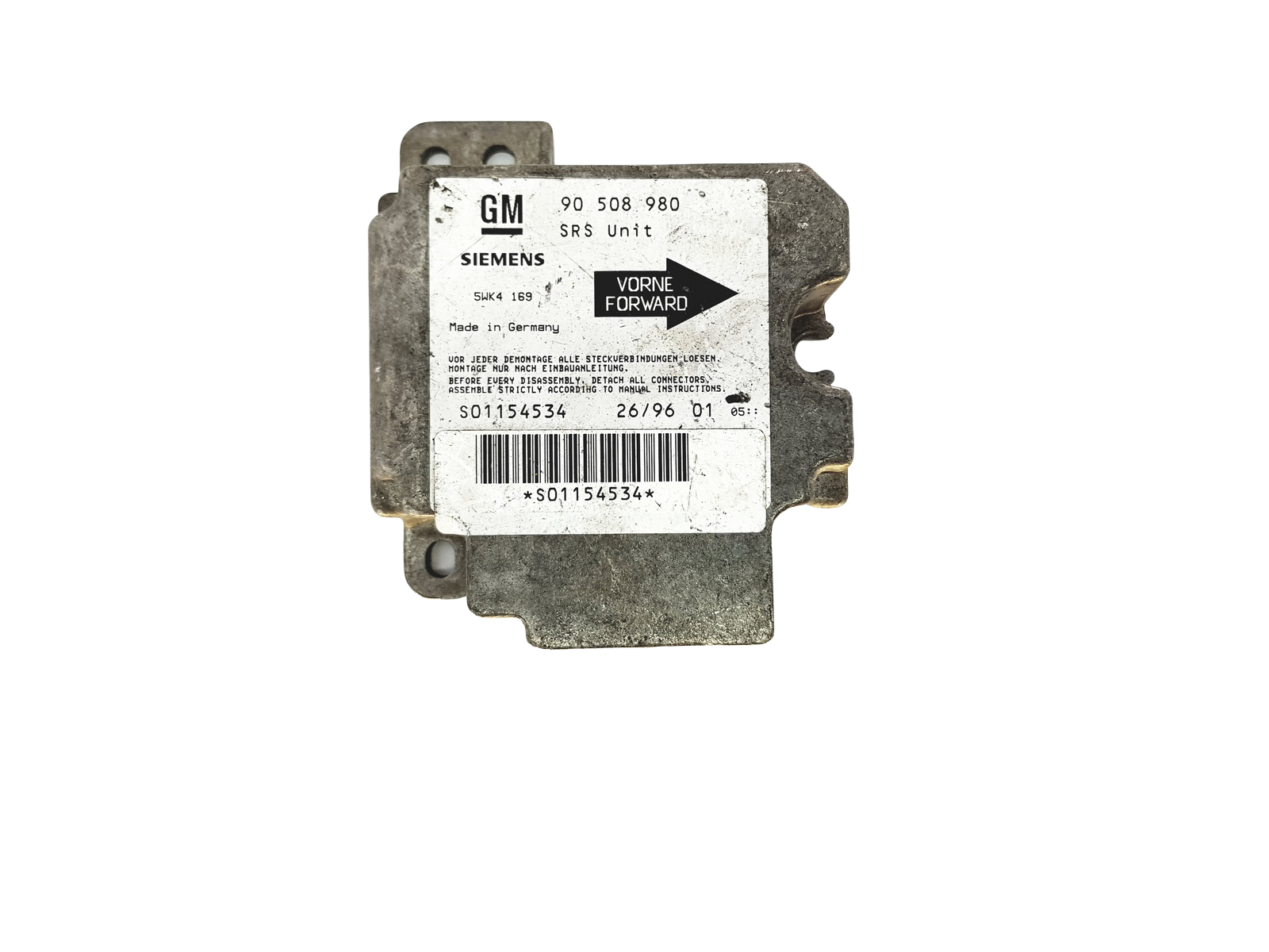 Steuergerät 90508980 5WK4169 Opel Siemens 23137 main product photo