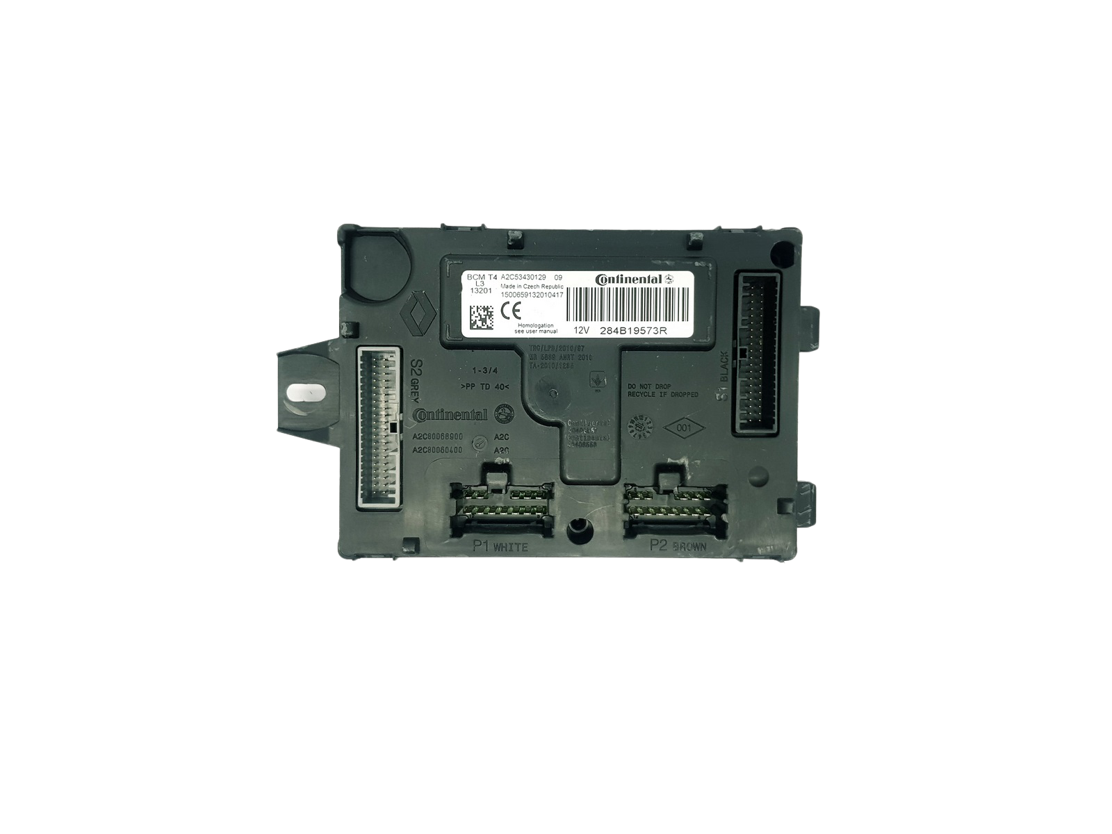 Steuergerät BCM T4 284B19573R A2C53430129 Renault Continental 31514 main product photo