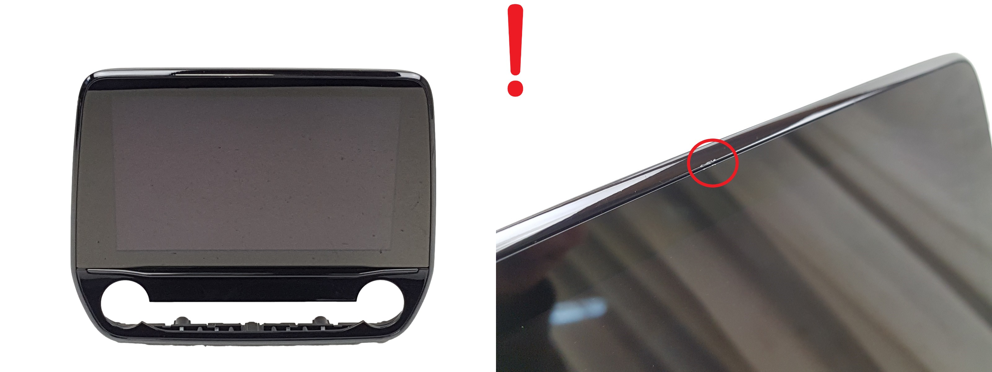 Display Für Navigationssystem Ford Fiesta 7 VII K1BT-18B955-FC 1192 main product photo