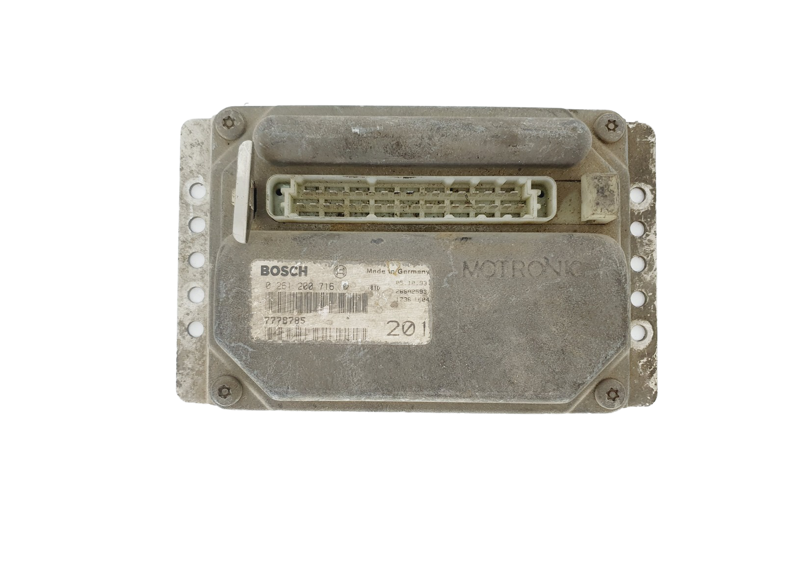 Steuergerät 0261200716 7778785 26SA2593 Fiat Lancia Bosch 37501 main product photo