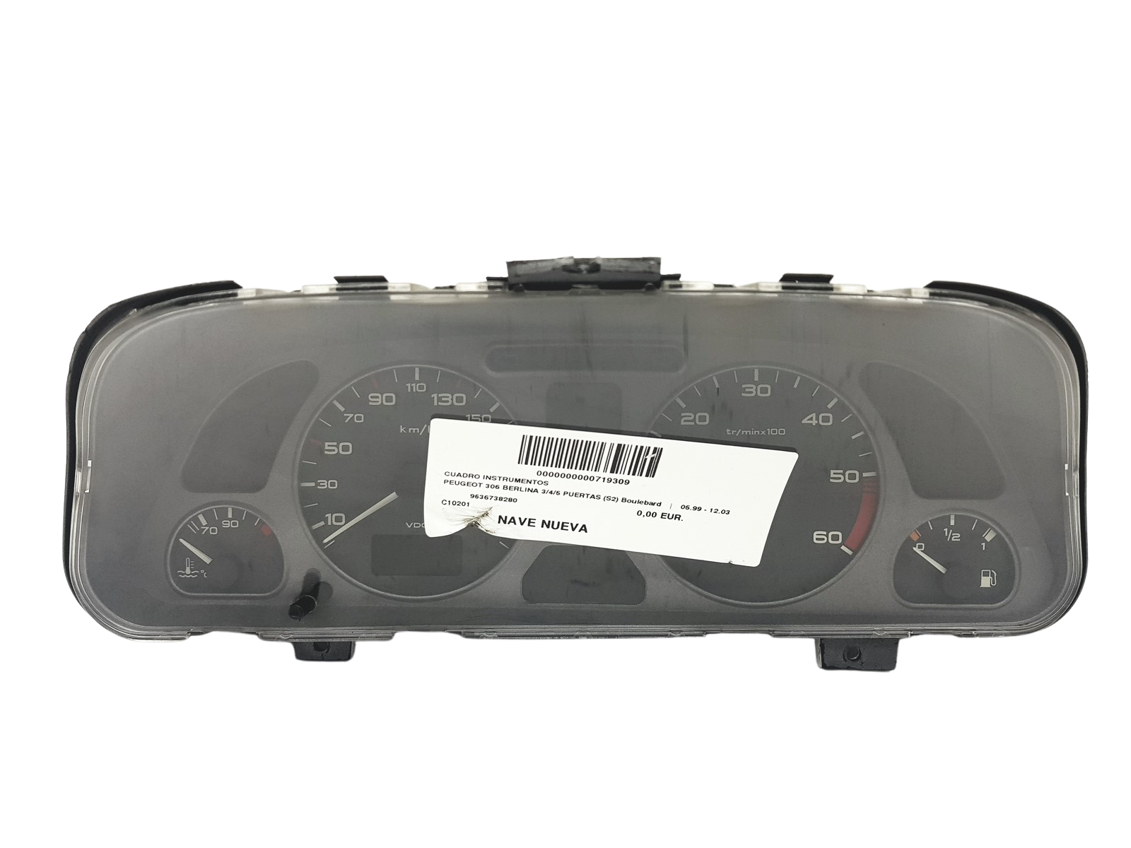 Tacho Kombiinstrument Peugeot 306 9636738280 VDO 55298 main product photo