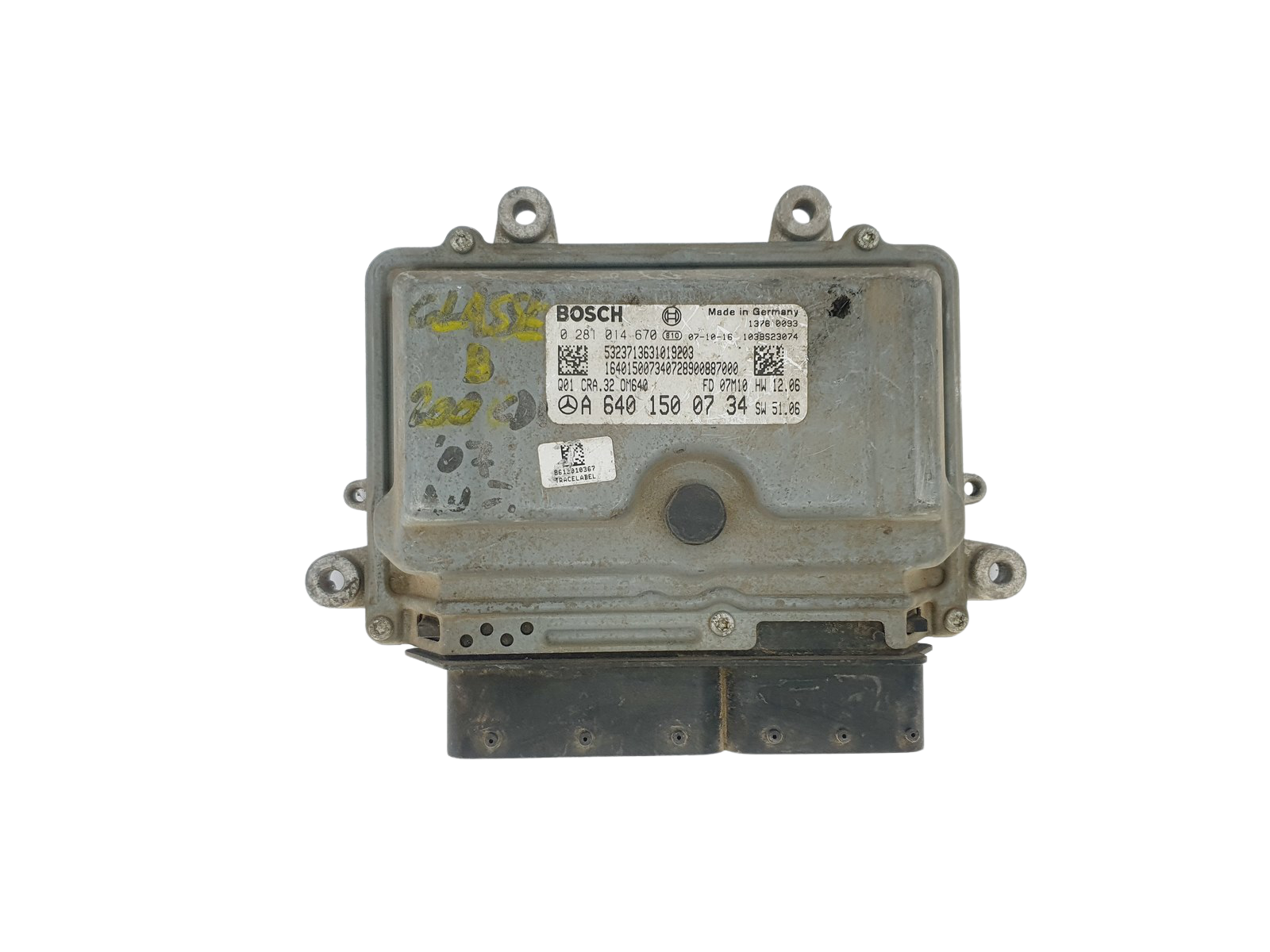 Steuergerät A6401500734 0281014670 Mercedes Bosch 41952 main product photo