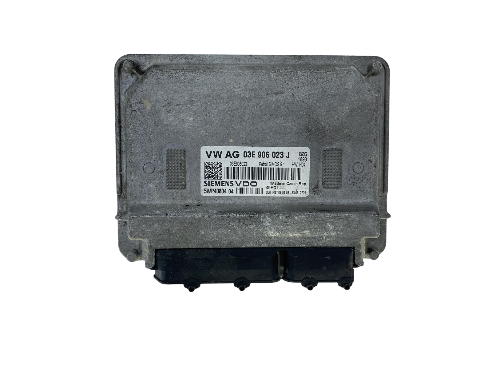 Steuergerät 03E906023J 5WP40804 04 VW Siemens main product photo