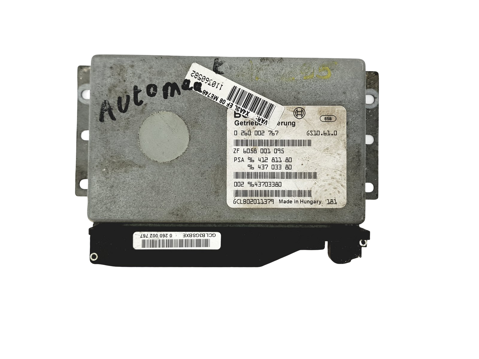 Steuergerät PSA 0260002767 9641281180 Bosch 22147 main product photo