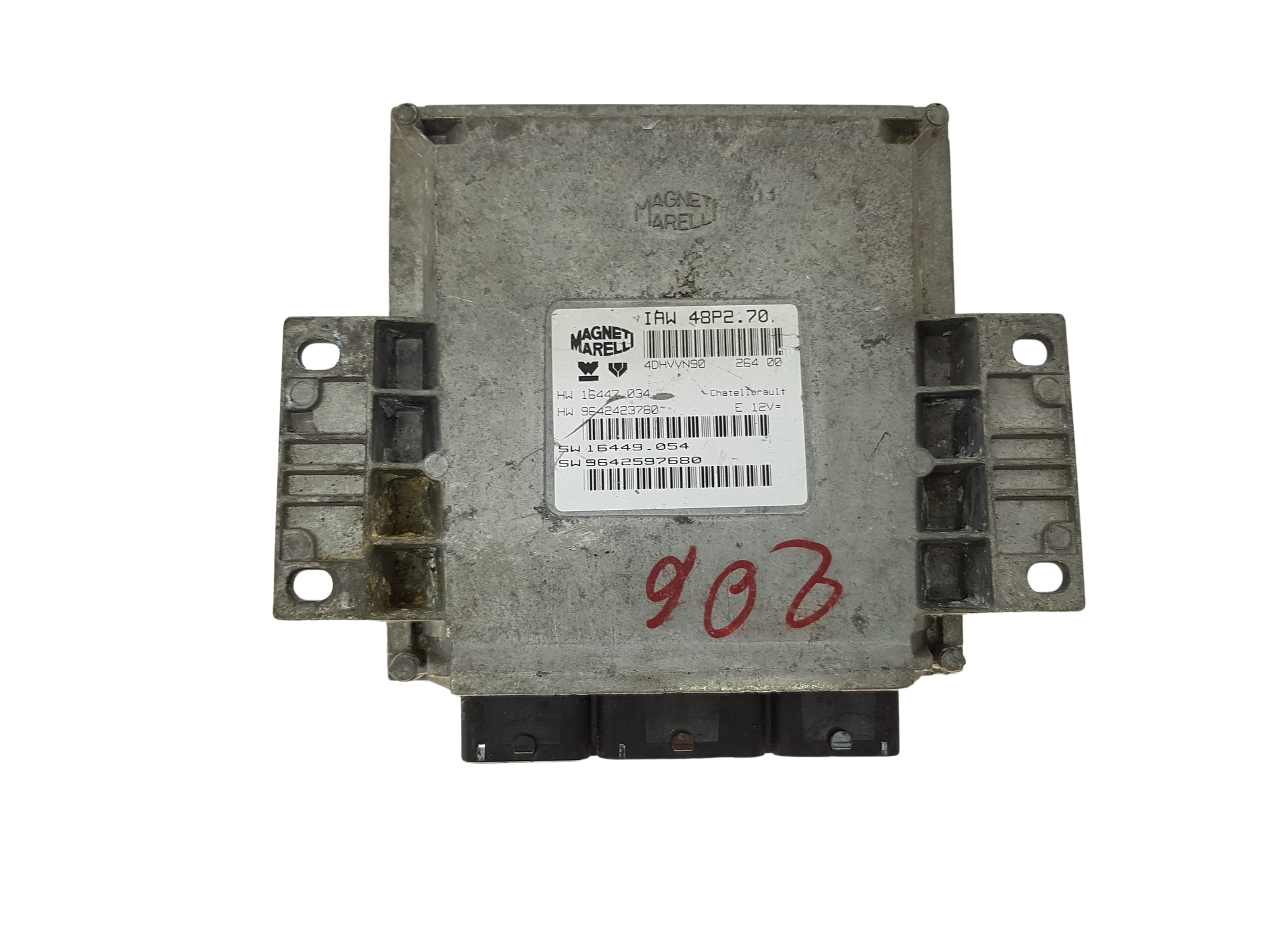 Steuergerät 9642597680 9642423780 IAW 48P2.70 16449.054 Magneti Marelli 16302 main product photo