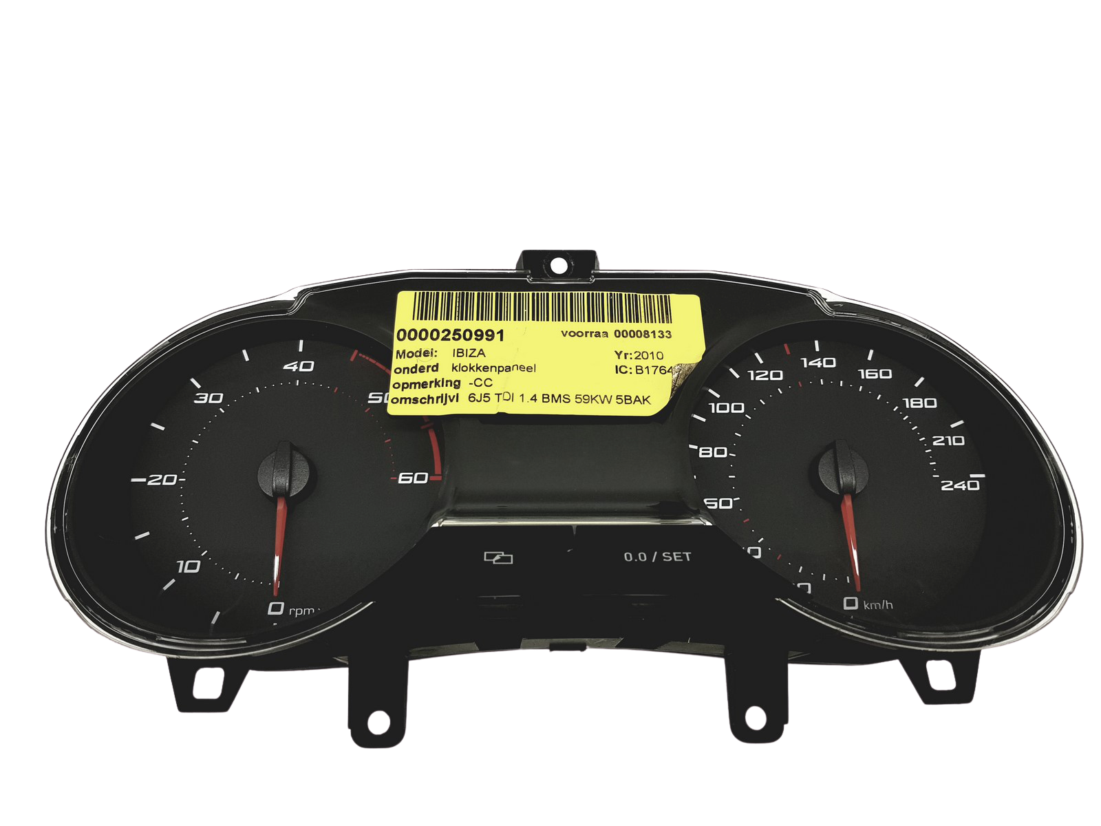 Tacho Kombiinstrument Seat Ibiza 6J0920801A 31332 main product photo