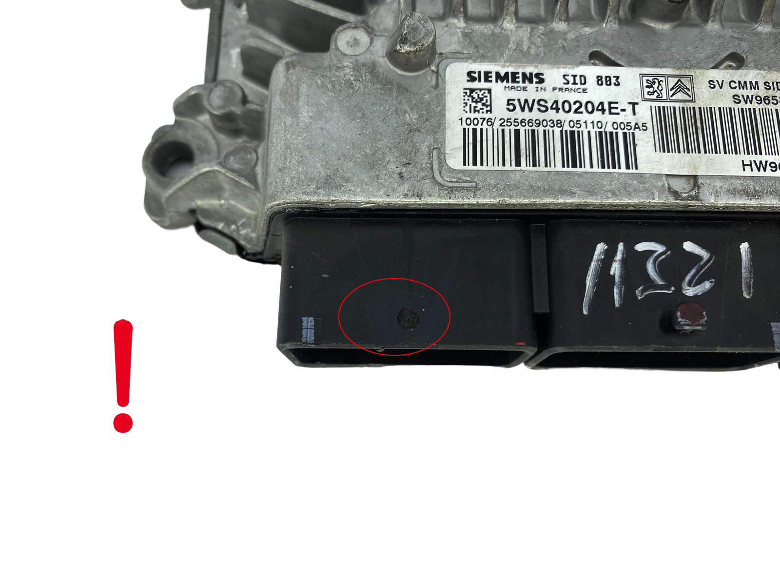 Steuergerät 5WS40204E-T 9658345280 9655041480 PSA Siemens 52541 main product photo