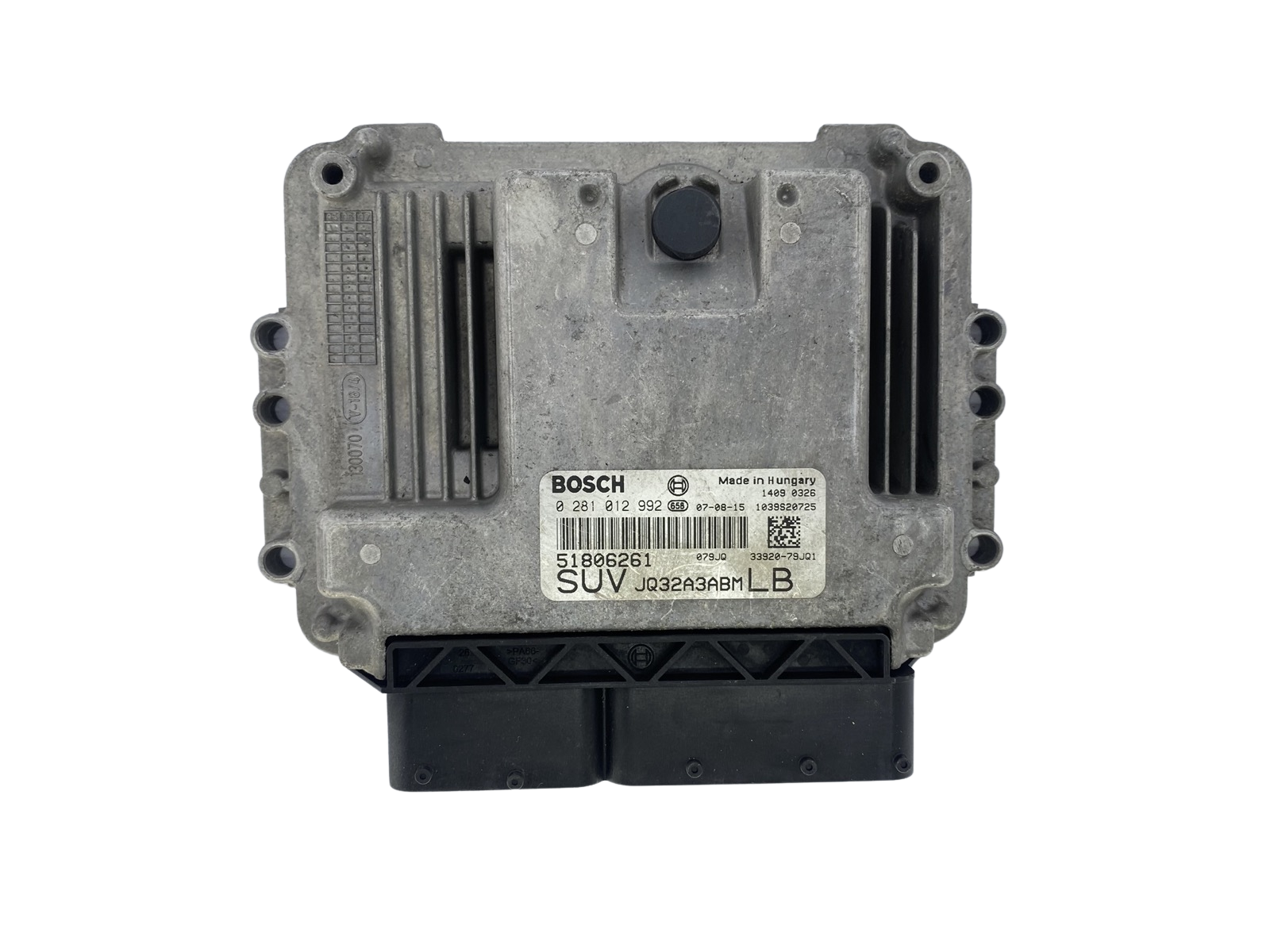 Steuergerät 0281012992 51806261 JQ32A3ABM Fiat Bosch 48390 main product photo