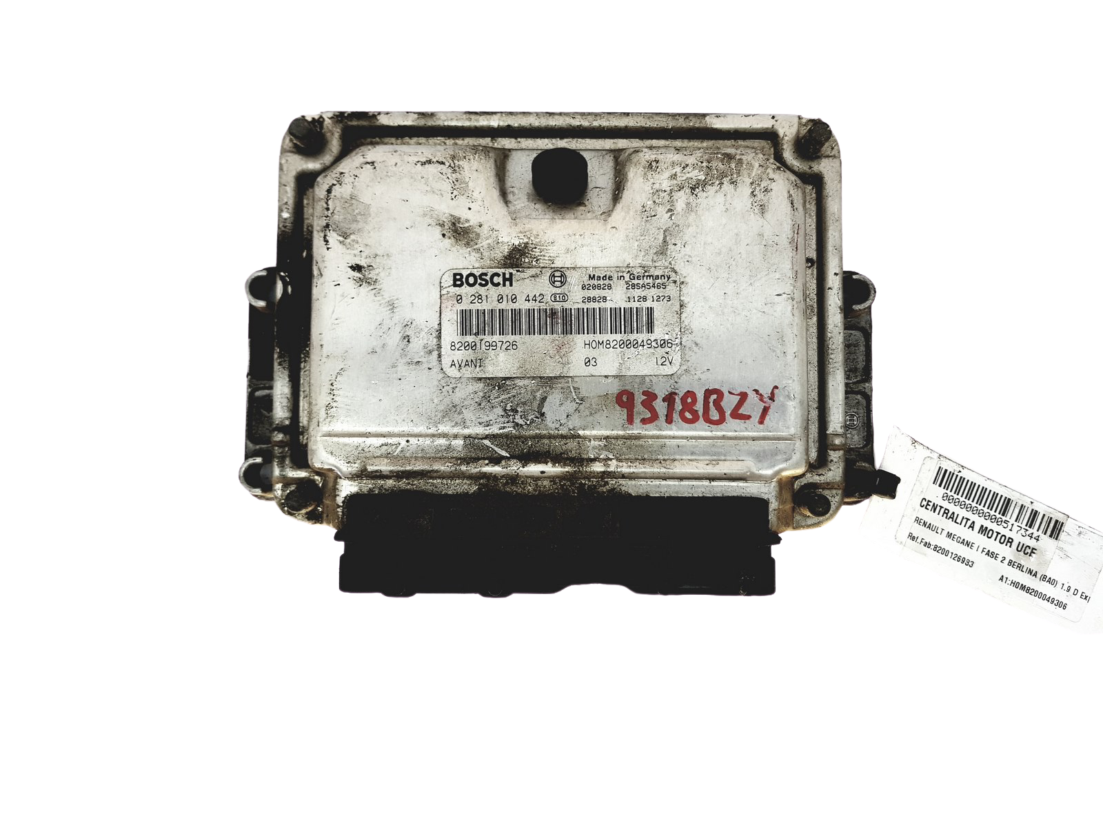 Steuergerät 0281010442 8200199726 8200049306 Renault Bosch 24515 main product photo