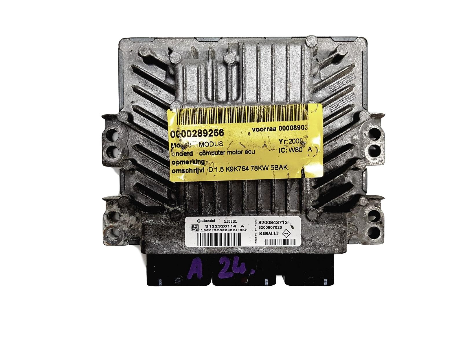 Steuergerät S122326114A SID301 8200843713 8200807626 Renault 11004s main product photo