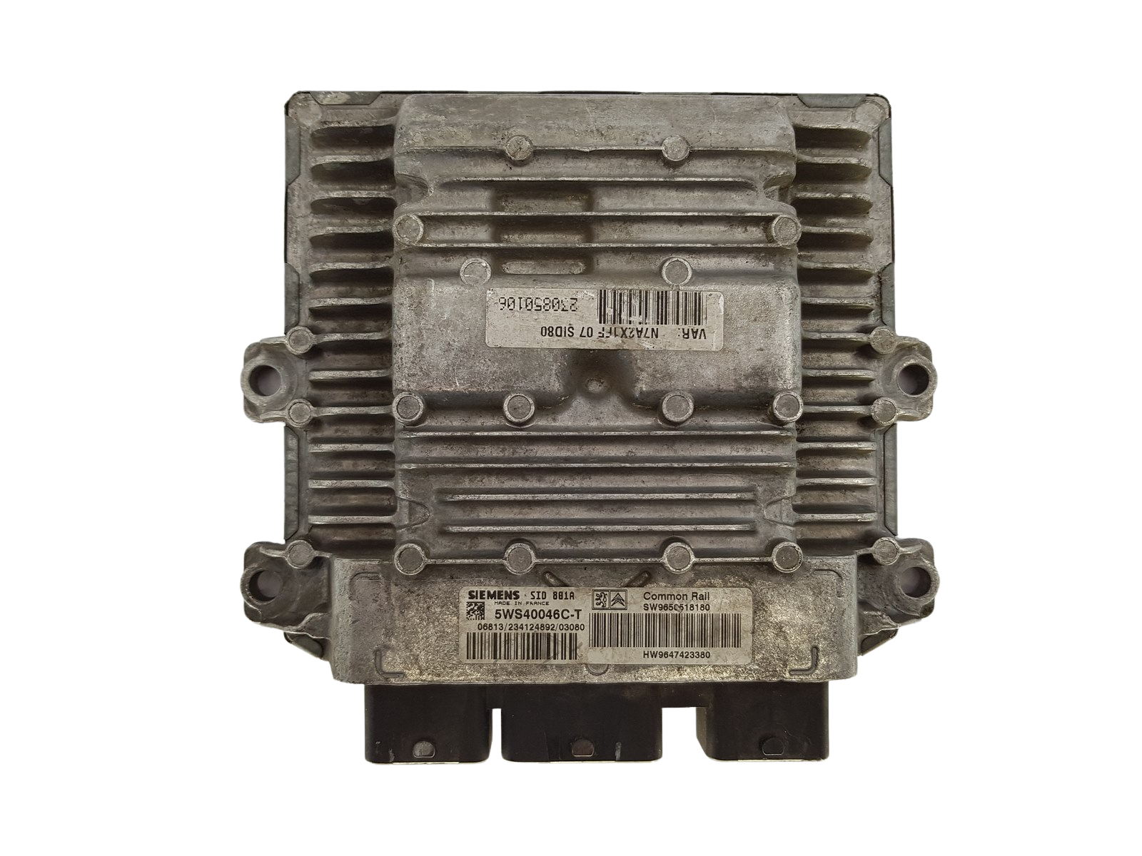 Steuergerät 5WS40046C-T 9650518180 9647423380 PSA Siemens 1015 main product photo