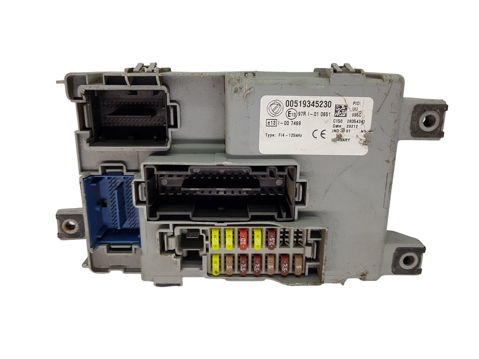 Steuergerät BSI 00519345230 28354341 Fiat Delphi 20800 main product photo