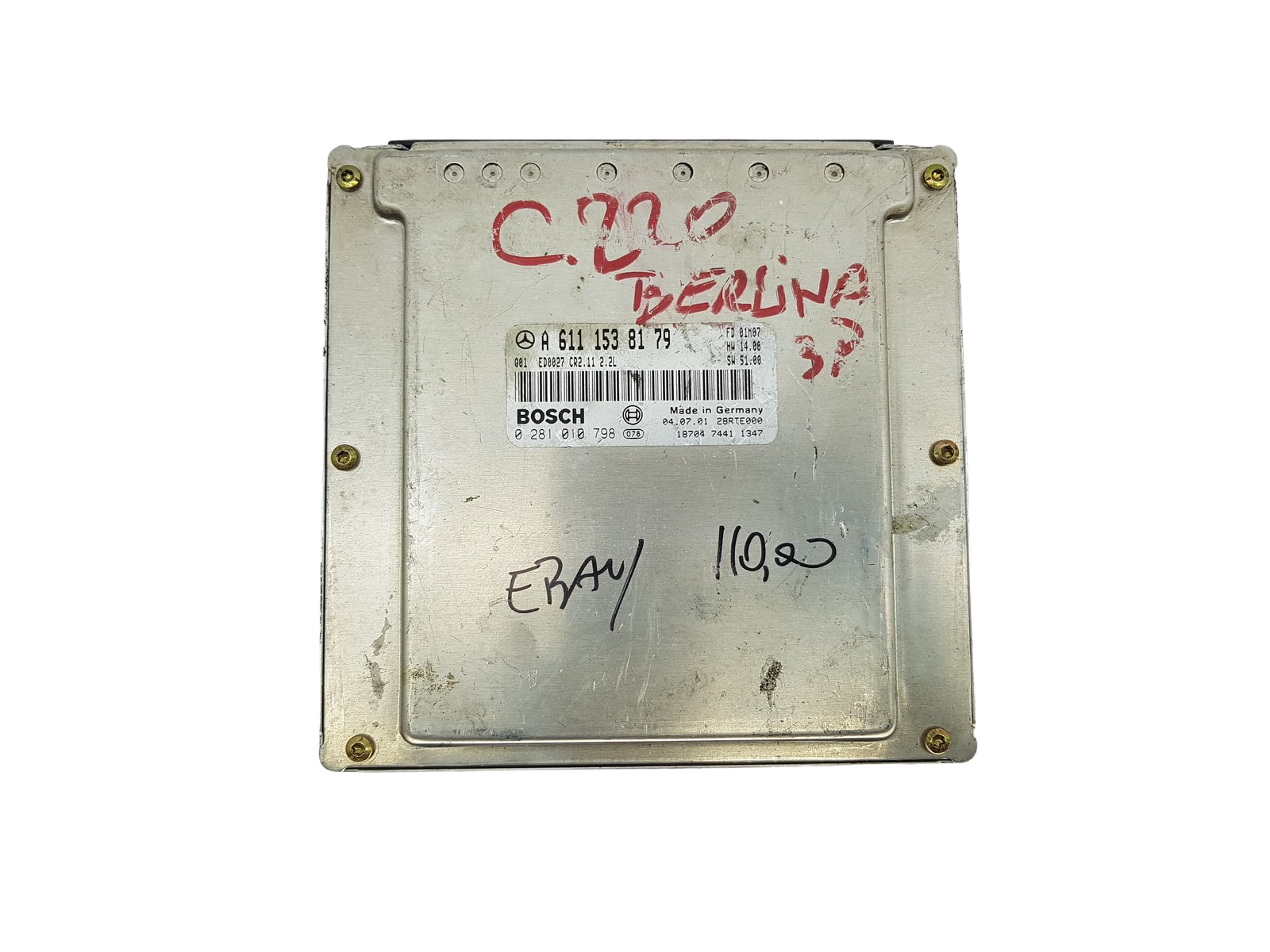 Steuergerät A6111538179 0281010798 Mercedes Bosch 16261 main product photo