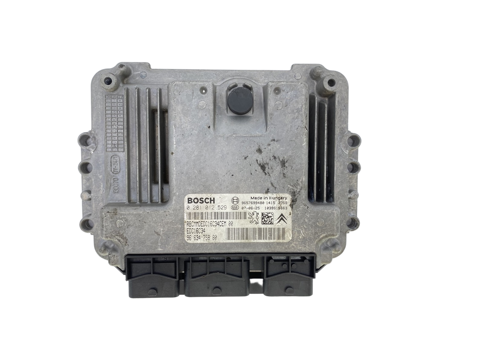 Steuergerät PSA 0281012529 9663475880 9657699480 Bosch 60698 main product photo