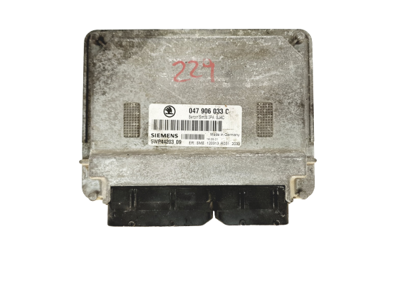 Steuergerät 047906033C 5WP44203 09 Skoda Siemens 20912 main product photo