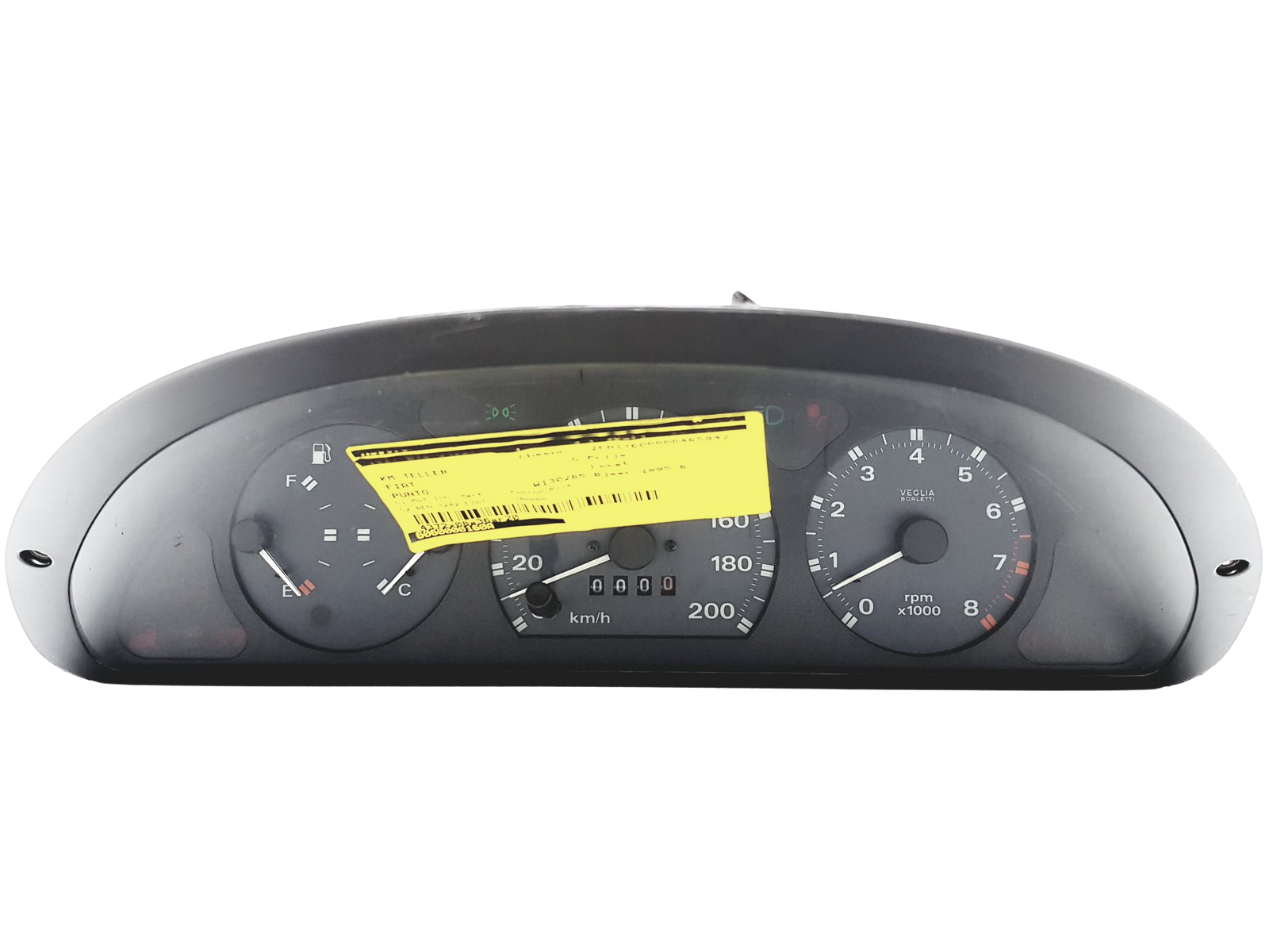 Tacho Kombiinstrument Fiat Punto 60.6000.016.0A 6060000160A 30838 main product photo