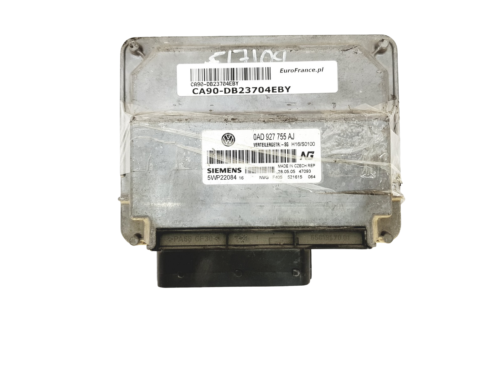 Steuergerät 0AD927755AJ 5WP2208416 Volkswagen Siemens 23704 main product photo