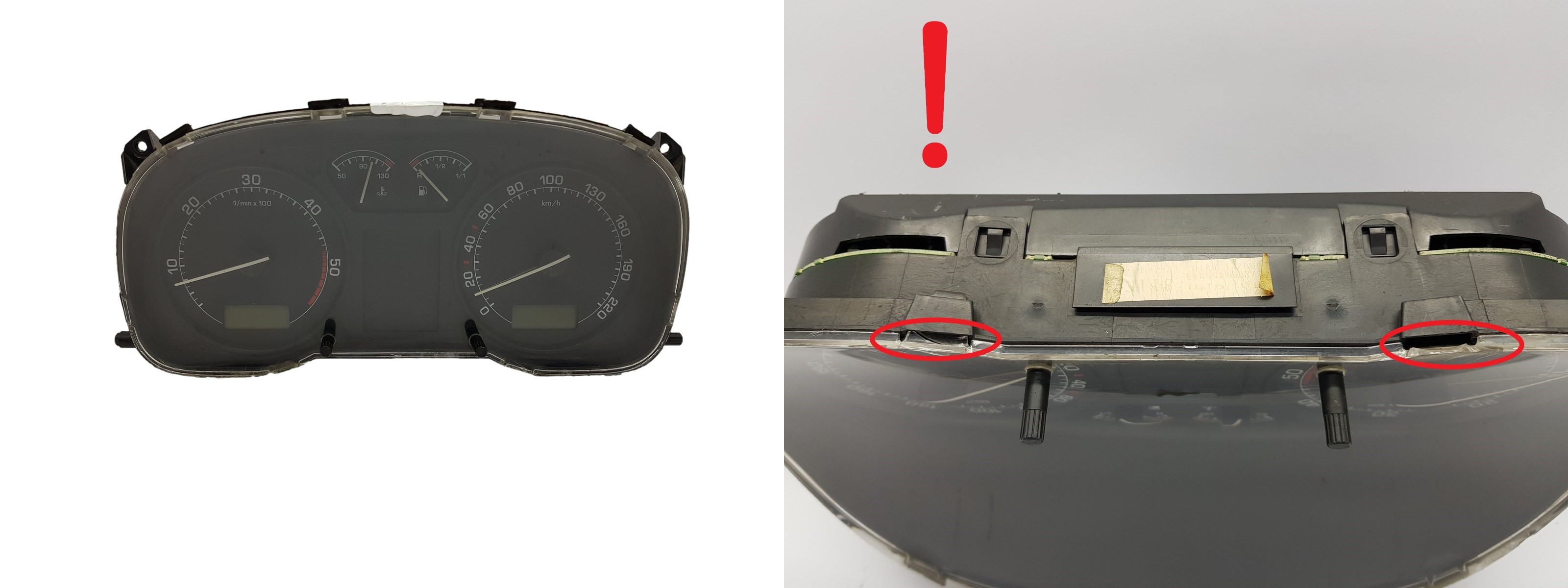 Tacho Kombiinstrument Skoda Octavia 1U0920811F 110080146017 2005 main product photo