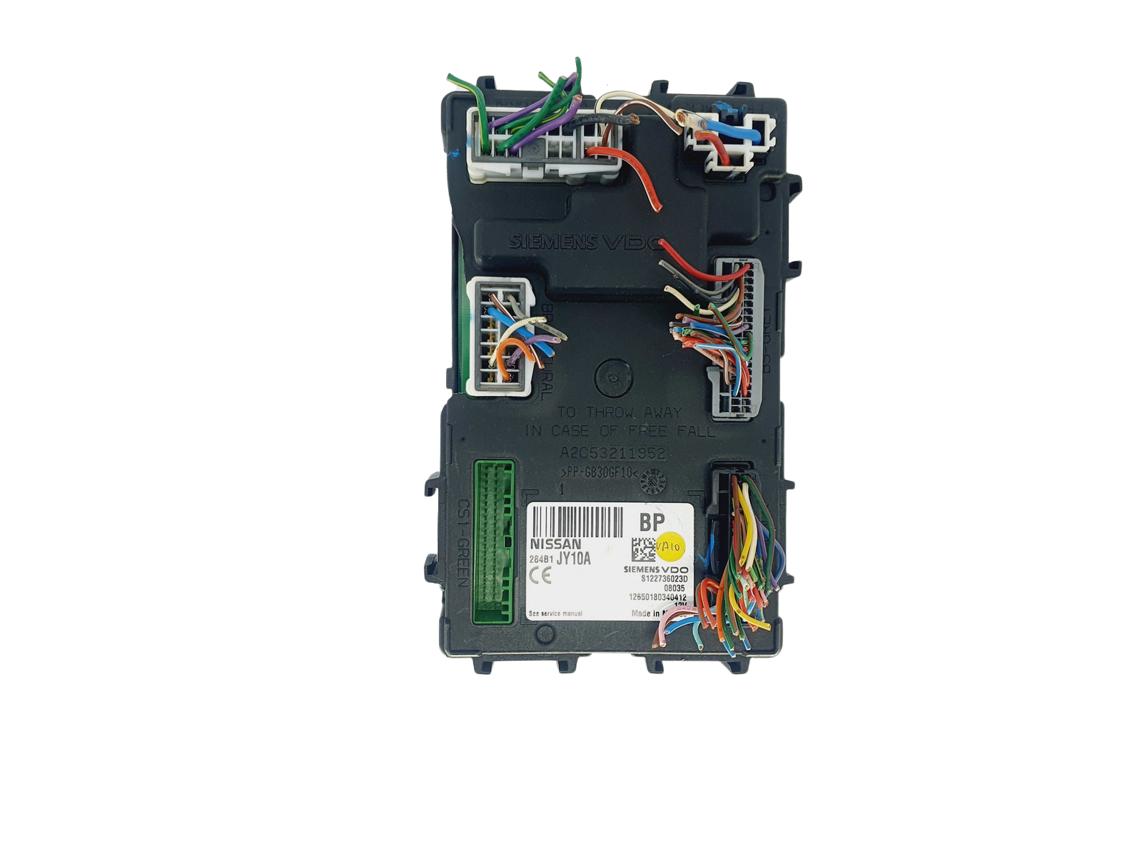 Steuergerät BCM 284B1JY10A S122736023D Renault 44509 main product photo